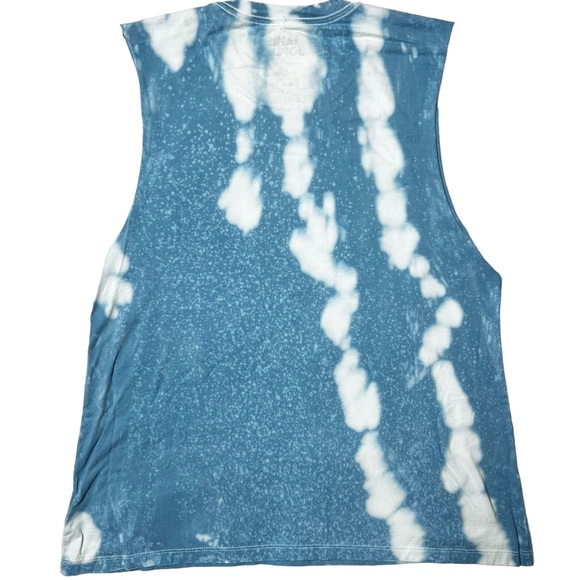 NWT Janis Joplin Tie Dye Concert Graphic Sleeveless T-Shirt Unisex XS - Picture 2 of 4